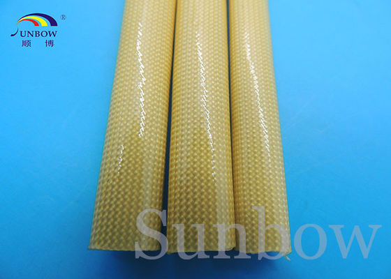 China manga revestida de la fibra de vidrio de la resina de 4kv Polyurthane para el arnés de cable proveedor