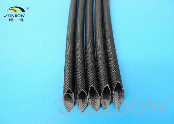 China Silicone Rubber Coated High Temperature Silicone Fiberglass Sleeving Sleeve proveedor