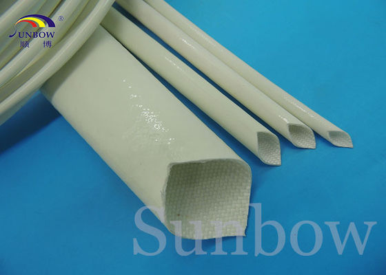 China fibra de vidrio que envuelve, manga del silicón del alambre eléctrico de 4m m del aislamiento térmico proveedor