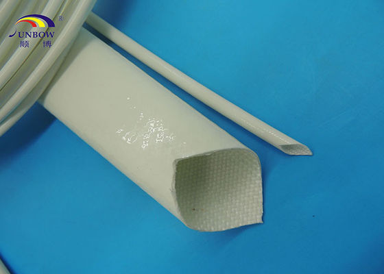 China Manga resistente da alta temperatura de la fibra de vidrio del silicón de la laca de la goma de silicona 200℃ proveedor