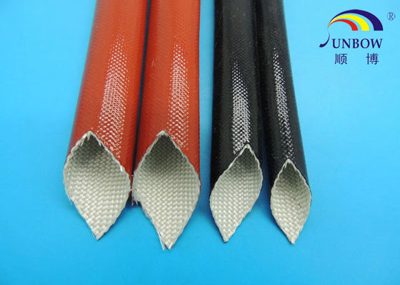 China El silicón cubrió envolver trenzado extensible/las mangas/tubería/tubos de la fibra de vidrio proveedor