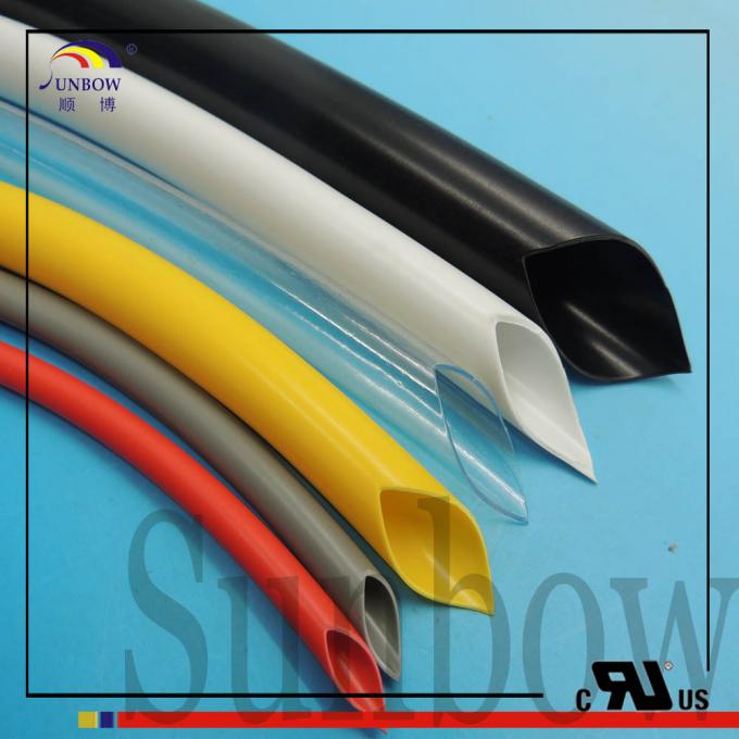 Funda clara eléctrica vestida del PVC de la tubería plástica flexible de UL224 vw-1 para el arnés de cable