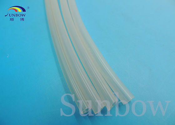China Blanco claro negro de encargo a prueba de calor del tubo de goma de silicona de la protuberancia 200C proveedor