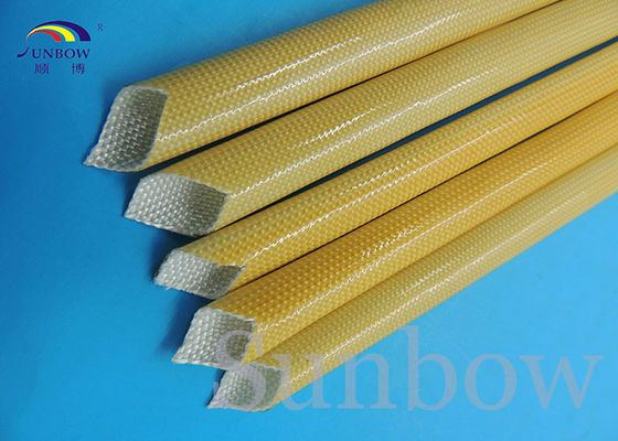 China manga de la fibra de vidrio de la PU de la protección del cable eléctrico 2.5KV para el uso de los motores proveedor