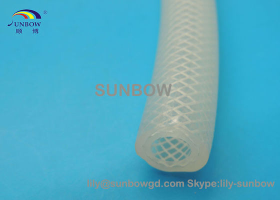 China SUNBOW 12MM Food Grade Extruded Fiber Reinforced Silicone Rubber Tubing proveedor