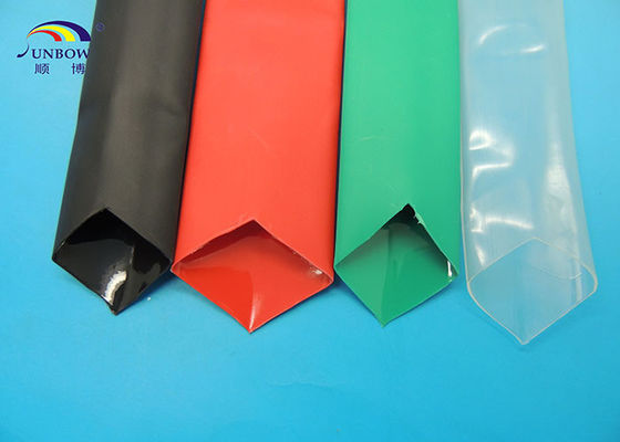 China RoHS/REACH heavy wall polyolefin heat shrinable tube with / without adhesive flame-retardant for -45℃ -125℃ temperature proveedor