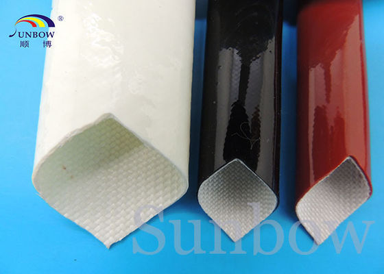 China Manga de la goma de silicona/fibra de vidrio del silicón que envuelve 0.5m m ignífugos ~ 30.0m m proveedor