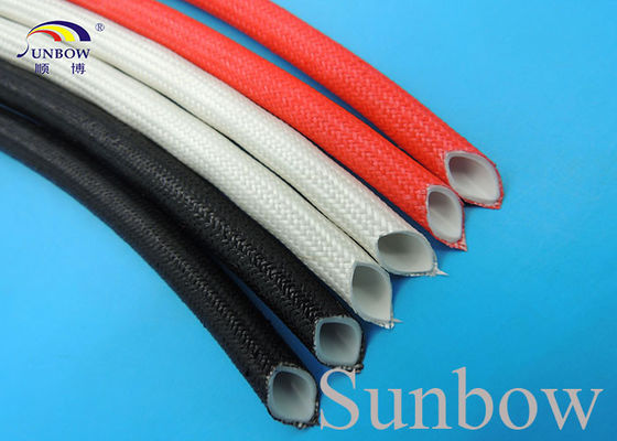 China El envolver revestido de la fibra de vidrio de la goma de silicona de la protección de la soldadora proveedor