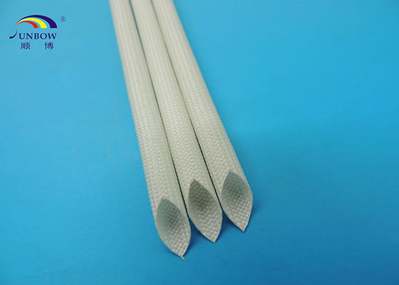 China Goma de silicona revestida de la manga trenzada ignífuga de la fibra de vidrio de la UL RoHS proveedor