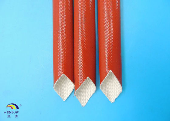 China El silicón ignífugo flexible cubrió la fibra de vidrio que envolvía/tubería extensible proveedor
