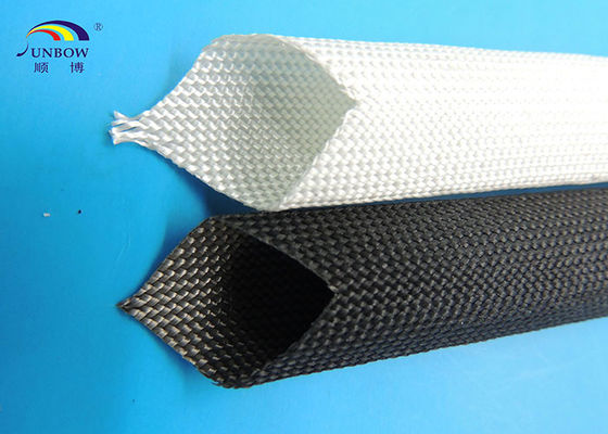 China fibra de vidrio da alta temperatura trenzada de la fibra de vidrio del No-álcali que envuelve para la protección del cable del aislamiento proveedor