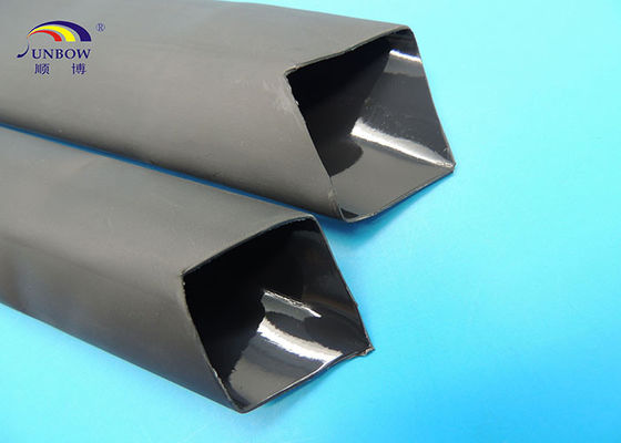China Ratio 3:1 heavy wall polyolefin heat shrinable tube with / without adhesive size Ø10-Ø85mm for -45℃ - 125℃ temperature proveedor