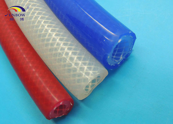 China Manga trenzada reforzada silicón de la fibra de vidrio para la protección termal de la comida y de la bebida proveedor