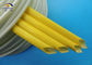 La fibra de vidrio colorida de la goma de silicona que envolvía/trenzó la manga del aislamiento del vidrio de fibra proveedor
