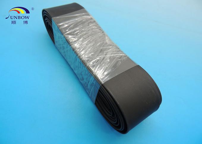 Negro flexible termocontraíble de la tubería 20.0m m de la poliolefina del requisito de la UL