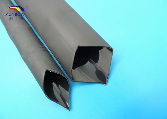 Poliolefina termocontraíble irradiada semirrígida (PO) con negro adhesivo fusible del trazador de líneas 12.0m m