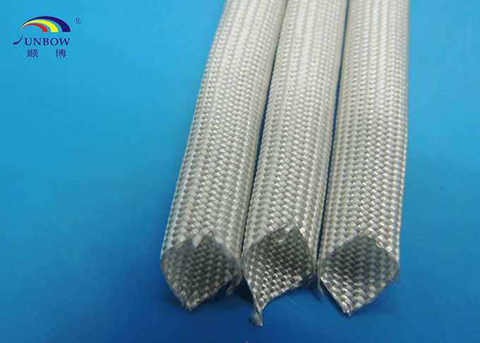 Manga termal resistente da alta temperatura del alambre con el trenzado de la fibra de vidrio del No-álcali
