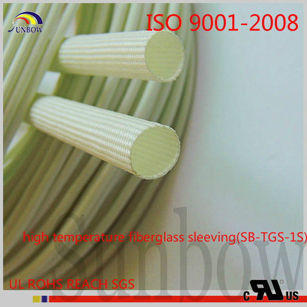 El envolver trenzado flexible de la fibra de vidrio de la manga/de la goma de silicona de la fibra de vidrio de la aprobación de la UL E333178