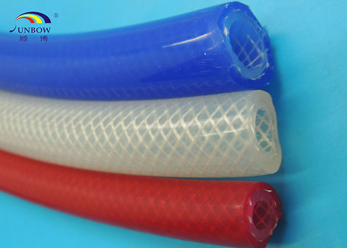 Manga trenzada reforzada silicón de la fibra de vidrio para la protección termal de la comida y de la bebida
